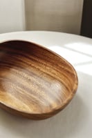 وعاء تقديم خشب كبير