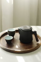 طقم إبريق شاي مع فناجيل سيراميك