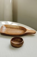 طقم مائده صحن ووعاء خشبي