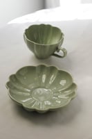 كوب مع صحن قهوه 180 مل