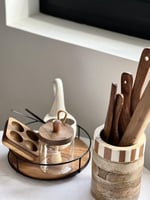 علبة تخزين عسل شفافه