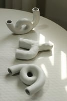 مزهرية سيراميك نمط حلزوني