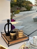 صينية ديكور خشب