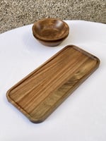 صحن خشب طراز ياباني