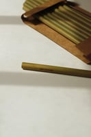 طقم مصاصات خيزران