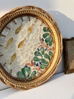 صينية تقديم منسوجة