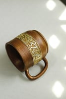 كوب خشب طراز عربي