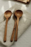 ملعقة خشب طبيعي 100٪