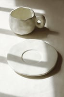 كوب مع صحن خزف 330 مل