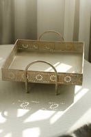 صينية تقديم حديد