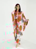 جلابية ستايل فراشة بالوان زاهية