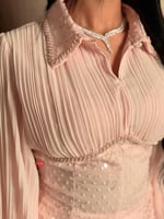 طقم راقي بلوزة كورسيه و تنورة بتصميم حورية البحر م...