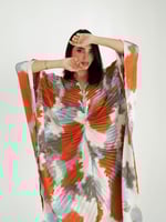 جلابية ستايل فراشة بالوان زاهية