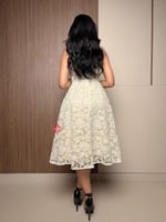 فستان سهره كورسيه ناعم بدانتيل راقٍ ستايل كت