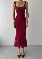 فستان سهرة دانتيل كت