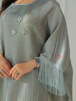 جلابية ستايل فراشة بخامة الجاكار