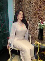 فستان ميد ناعم باكمام ستايل فراشه بليسيه