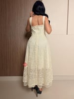 فستان دانتيل ناعم بتصميم راقٍ ستايل كت