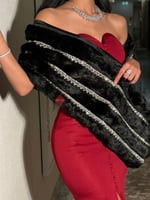 فرو سهره ناعم مزين كريستال فاخر