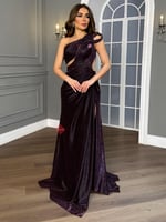 فستان سهرة طويل بستايل مميز