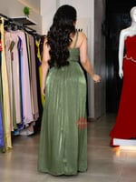 فستان سهرة فخم ستايل ون شولدر