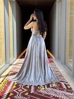 فستان سهرة لامع ستايل روماني