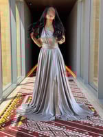 فستان سهرة لامع ستايل روماني