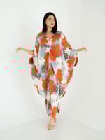 جلابية ستايل فراشة بالوان زاهية