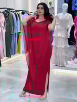 فستان شيفون ناعم طويل