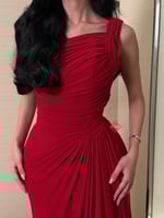 فستان سهرة ون شولدر خامة تل