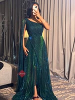 فستان سهرة بليسيه خامة فتافيت سكر تدرجات لون البتر...