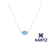 بوكيه kartz ورد صناعي أحمر مع عقد Kartz فضه عيار 9...