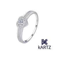 تنسيق kartz ورد بنك مع خاتم kartz مطلي فضه خالصه