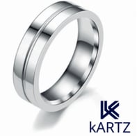 بوكيه kartz ورد صناعي أحمر مع خاتم Kartz رجالي