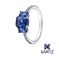 تنسيق kartz ورد بنك مع خاتم kartz مطلي فضه خالصه