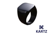 تنسيق kartz ورد أبيض مع خاتم kartz رجالي