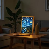 اطار فان جوخ مضيء