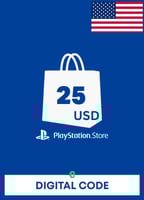 كود رقمي | 25$ ستور بلايستيشن امريكي