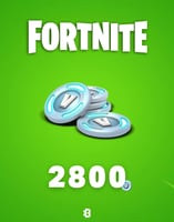 شحن فورتنايت | 2800 فيبوكس