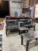 كرسي بكفرات مع الجلسة