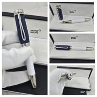 قلم مونت بلانك جاين أوستن كحلي أبيض