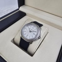 ساعة بولغري اوكتو للرجال اسود مع فضي