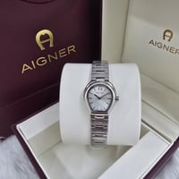 ساعة اقنر نسائي جينوفا فضي AIGNER Genova Silver Qu...