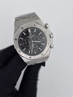 ساعه ادمرس بيجيت فضي مع مينا اسود