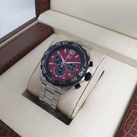 ساعة تاغ هوير فورمولا 1 فضي مع برتقالي