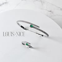 اسوارة مع خاتم زركون