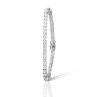 اسوارة تنس دائرية زركون فضي مقاس 3mm