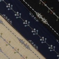 قماش لينن رايون مطرز 1 D