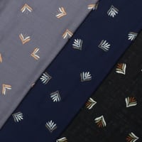 قماش لينن رايون مطرز رسمة 6 D