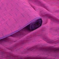 قماش بولي لينن دبل فيس وجهين مقلم